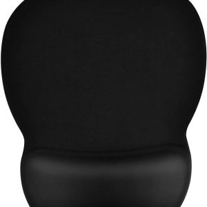 Ergonomic Mouse Pad with Wrist Rest, Memory Foam Support Mousepad | Non-Slip Base for Computer, Cafe, Home & Office, 9.64 x 8.26 in Office Desk Accessories, Carpal Tunnel Relief