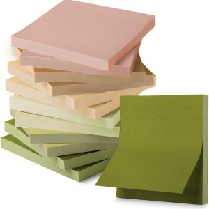 - Sticky Notes, 3??x3??, 12 Pads, 600 Sheets, Dark and Earthy Colors | Sticky Notes Bulk, Self-Stick Note Pads, Perfect for Office, School, Home, Study & Organization
