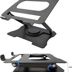 Foldable Laptop Stand, Adjustable Height, Ventilated
