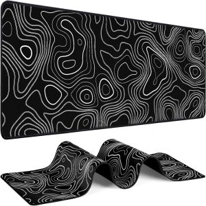 Mouse Pad Gaming - Desk Mat for Keyboard and Mouse - Large Mouse Pads for Desk, Gaming Mousepad with Non-Slip Base, Desks Pad (31.5" X 11.8") for Game, Office and Home