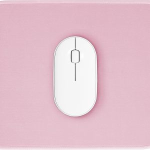 Pink Mouse Pad, Nice and Cute Mouse Pad, Splash-Proof Textured 10.2 x 8.2Inch, Stitched Edge Non-Slip Waterproof Rubber